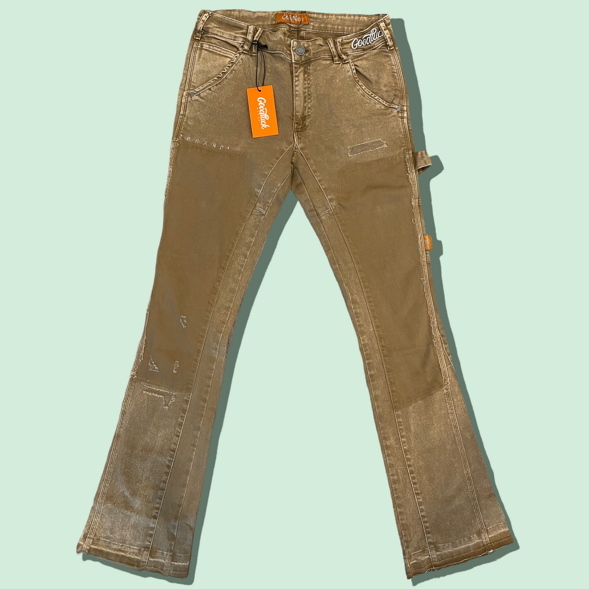 Steel Grey Flare “Work Pants” – The Good Luck Brand