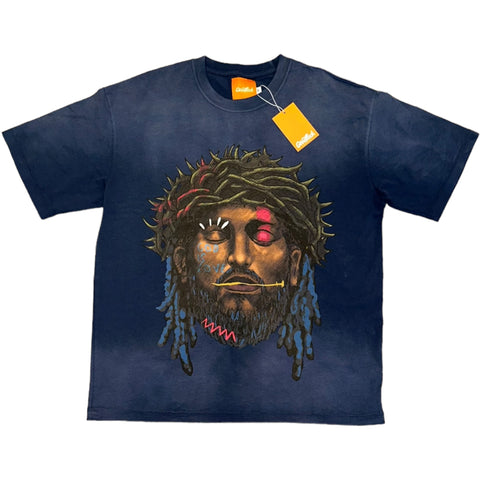 Navy “Black Jesus” T-Shirt