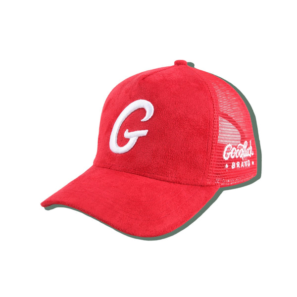 Big G Red “Suede” Trucker Hat