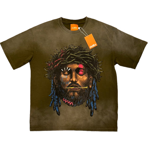 Olive “Black Jesus” T-Shirt