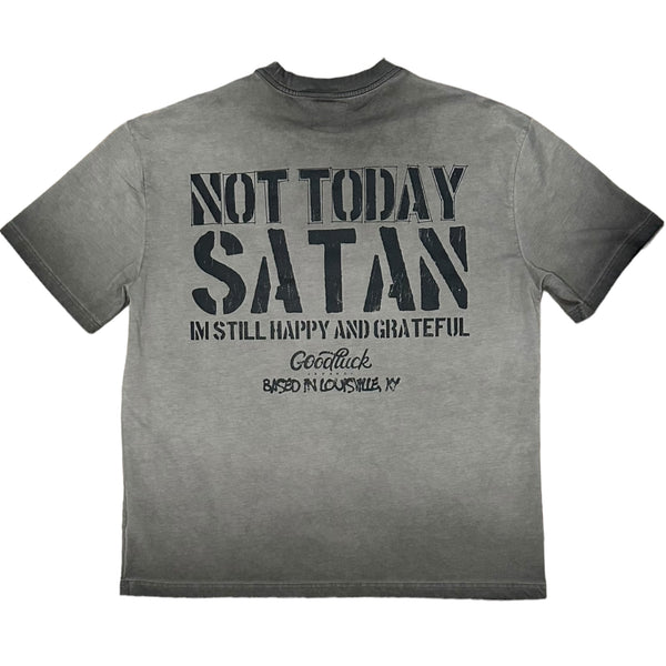 Grey “Not Today Satan” T-Shirt