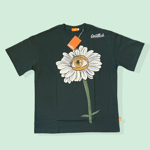 Green “See My Flowers” T Shirt