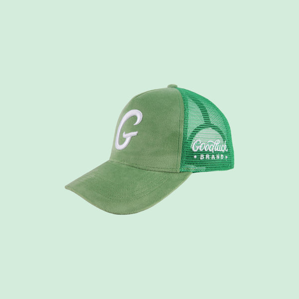 Big G Green “Velour” Trucker