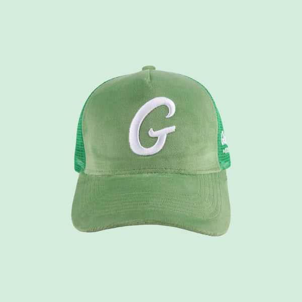 Big G Green “Velour” Trucker