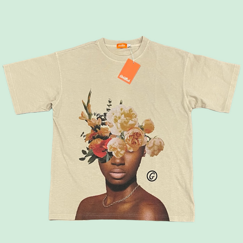 “Cream” Flower Child Shirt