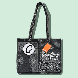 Paisley Print Tapestry Tote