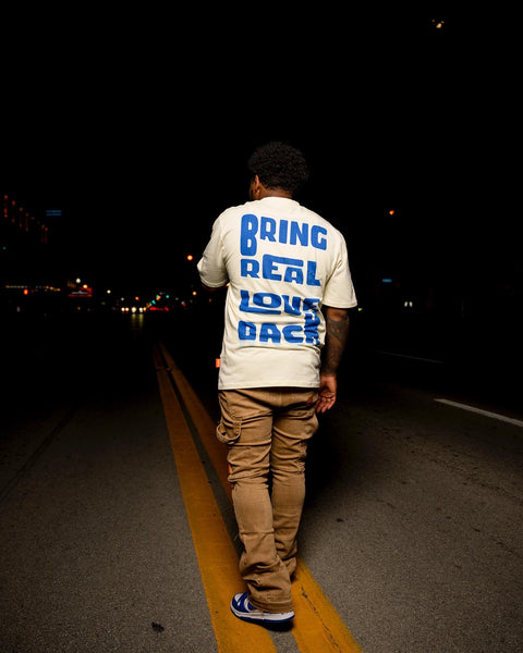 Blue “Real Love” T-Shirt