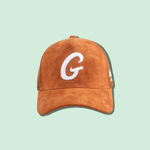 Big G Camel “Suede” Trucker Hat