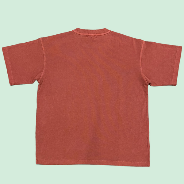 “Brick Red”Flower Child Shirt